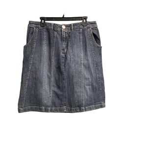 Lane Bryant Venezia Denim Skirt Size 14